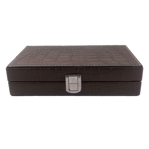 Juego de dominó de caja de piel de cocodrilo personalizado para estilo de torneo de lujo - Product Image 4