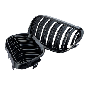 Pour <span class=keywords><strong>BMW</strong></span> série 3 E92 <span class=keywords><strong>E93</strong></span> <span class=keywords><strong>calandre</strong></span> double ligne <span class=keywords><strong>calandre</strong></span> noir brillant style M3 2010-2013 - Product Image 4