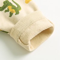 Combinaison à manches longues pour bébé garçon, imprimé banane crocodile, tenue de printemps et d'automne pour nouveau-né