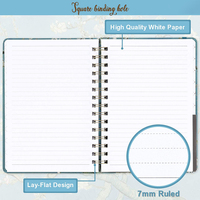Carnet en cuir souple personnalisé, carnet de composition au chocolat au lait, joli carnet de notes/journal biblique, kit de carnets/journaux