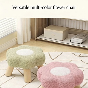 เก้าอี้เปลี่ยน<span class=keywords><strong>รอง</strong></span>เท้ารูปดอกไม้สำหรับเด็กทารกและ<span class=keywords><strong>เด็ก</strong></span>เล็ก โซฟาเตี้ยน่ารักสำหรับห้องนอนและทางเข้าบ้าน - Product Image 2
