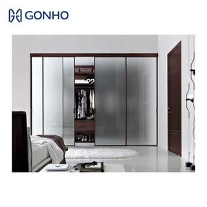 GONHO Système de <span class=keywords><strong>porte</strong></span> <span class=keywords><strong>coulissante</strong></span> automatique Intérieur Cadre étroit Sans rail en alliage d'aluminium <span class=keywords><strong>Isolation</strong></span> <span class=keywords><strong>phonique</strong></span> Portes coulissantes - Product Image 4