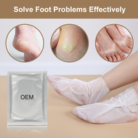 Marque privée Soft Touch Peach Peel Summer Exfoliation Milky Foot Peeling Foot Mask Gel Fabricant