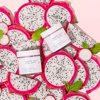 Gommage corporel au fruit du dragon (pitaya) entièrement naturel, marque distributeur, vente en gros, fabricant