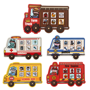 Commercio all'ingrosso CE CPC puzzle di corrispondenza di <span class=keywords><strong>lavoro</strong></span> auto giocattolo educativo di pensiero formazione di carriera giocattolo cognitivo per i bambini - Product Image 2