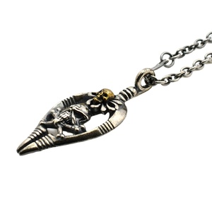 Unique Léger 925 Argent Crâne Hommes Collier Pendentif - Product Image 3