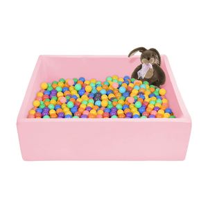 Balle géante rose clair en mousse pour piscine à balles pour enfants, fabriquée par Toy and Game Factory - Product Image 1