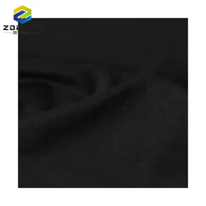 96% cupro 4% spandex single jersey blackSoft traspirante tessuto leggero lavorato a maglia delicato sulla pelle per abbigliamento donna estivo