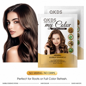 QKDS Mousse de Coloración Capilar Orgánica, Precio Económico al por Mayor, Sin Decoloración de la Piel, Protección Ultra Suave, Uso Diario en el Hogar - Product Image 4