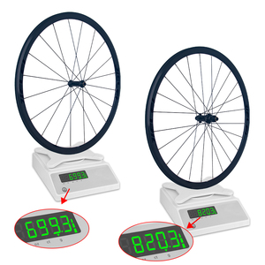 Set di Ruote per <span class=keywords><strong>Bici</strong></span> da Strada 700C di Alta Qualità in Lega di Alluminio 30mm, Mozzo a Cricchetto 36T, Freno a V, 20/24 Fori, Pneumatico Clincher - Product Image 5