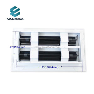 Diffuseur de fente linéaire en aluminium de couverture de conduit de ventilation de climatisation 8*4 - Product Image 3