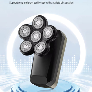 6D <b>Head</b> Rotary <b>Razor</b> Bald Trimmer Waterproof USB Men Cordless Rechargeable Electric Shaver Household - Product Image 5
