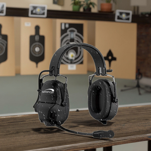 Casque de communication clair tactique monté sur la tête Qualcomm IPX-6 étanche 85dB Protection auditive pour Bluetooth 5.5 pour l'exploitation minière - Product Image 4