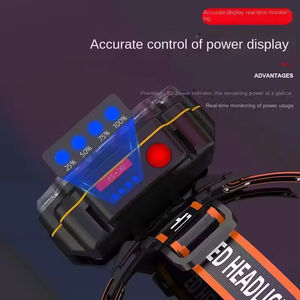 Lámparas Frontales LED Impermeables Recargables con Batería COB para Camping, Pesca, Trabajo e Iluminación Exterior - Product Image 6