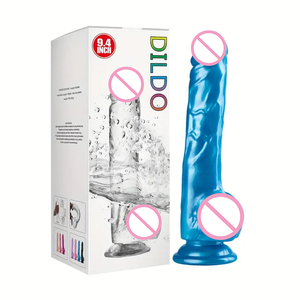 Жемчужный реалистичный Мужской мастурбатор пенис фаллоимитатор водонепроницаемый мягкий анальный плагин гей-игрушки с опциями OEM - Product Image 4