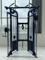 Offre Spéciale Realleader : Poulie Commerciale Double Réglable, Équipement de Musculation Multifonctionnel, Garantie 6 Ans