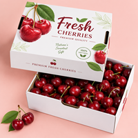 Carton à fruits ondulé résistant à l'humidité avec insert personnalisé pour la protection des baies lors de leur transport en chaîne du froid
