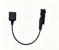 Kabel Adaptor Bahan ABS untuk Motorola MTP3250 DEP570 DEP550/500 DP2400 Radio Dua Arah ke Headset Tipe K Buatan China