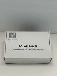 Panneaux solaires 5W pour caméra de sécurité, panneau solaire avec port micro USB et USB-C pour caméra de batterie rechargeable extérieure 5V CC - Product Image 6