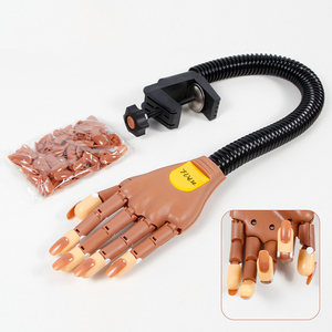 Kit de Práctica de Uñas ABS, Uñas Acrílicas Realistas, Maniquí de Manicura Articulado, Juego de Herramientas de Exhibición Flexible para Salón - Product Image 1