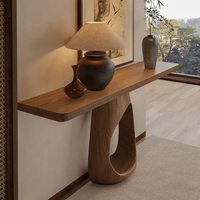 Table d'entrée en bois massif chinoise, décoration de luxe pour la maison neuve, convertible en meuble de rangement pour couloir, entrée, salon