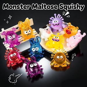 Big Eye Monster Maltose <b>Squishy</b> Toy TPR Slow Rising Soft Squeeze Stress Relief Fidget Toy Factory Direct Wholesale Fast Shipping - Product Image 1