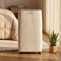 Purificador de Aire Eficiente A16 de 25L para Casa Móvil, Deshumidificador con Compresor de Bajo Ruido, Ionizador con WiFi