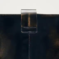 Bottes hautes pour femmes en cuir verni PU marron de haute qualité, talon carré, bout rond, sur mesure