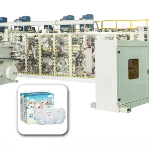 Semi Automatic Small Mini Baby Diaper Manufacturing And Packing Machine Plant