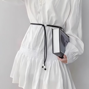 สายรัดข้อมือจิวเวลรี่สำหรับผู้หญิง, สายรัดหนัง PU มาใหม่สายรัด<span class=keywords><strong>เอว</strong></span>แบบบางประดับมุกสายรัดเอว - Product Image 1