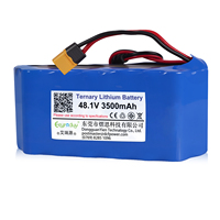 Paquete de Baterías de Iones de Litio de 48 V, 48,1 V, 3500 mAh, NMC 13S, para Bicicleta Eléctrica, Scooter, Monociclo, Patineta Eléctrica