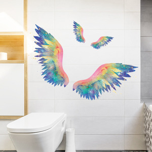 Autocollant mural plume rêveuse 60x90cm en PVC imperméable, décoration de chambre d'enfant, style bohème HM92062 - Product Image 3