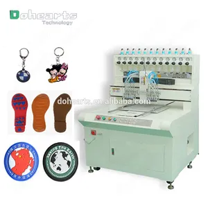 12 Colors Soft Rubber Pvc Logo/label Dispensing making Machine
