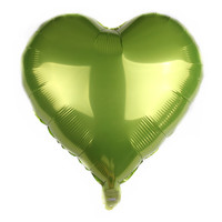 Ballons en feuille d'aluminium en forme de cœur de 18 pouces, couleur unie, multicolores, pour décorations de mariage, anniversaire, Saint-Valentin
