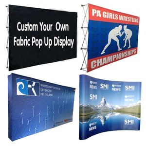 Banners Pop-Up Portátiles de Alta Calidad Personalizados para Ferias Comerciales, Banner de Exhibición de Montaje Rápido - Product Image 1