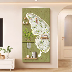 Moderno, elegante, práctico, ecológico, acuarela, medio, impresión Digital, mariposa, Luna, cueva, tablero, almacenamiento, decoración de pared, pintura - Product Image 4