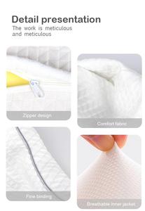 Multifunctional <b>Contour</b> Memory Foam <b>Pillow</b> Dual Height for Back Neck Spine Relief - Product Image 5