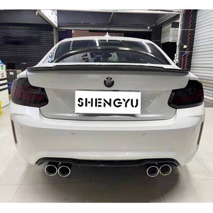 Kit carrosserie comprenant un pare-chocs avant avec lèvre arrière d'échappement pour <span class=keywords><strong>BMW</strong></span> série 2 F22 F23 14-18 modifié au style M2C Fitment - Product Image 5