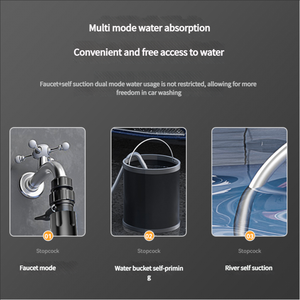 מכונת כביסה בלחץ גבוה ליתיום-ion 180bar מכונת כביסה בלחץ גבוה כפול 2000mah סוללה ביתית להשתמש במים מפציצים - Product Image 2