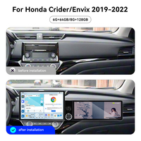 Radio Android 15 para Honda Crider/Envix 2019-2022, Pantalla GPS, Navegación Multimedia, Receptor Estéreo para Auto, Reproductor, Unidad Principal