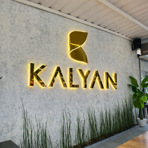 Letrero de Metal Personalizado con Retroiluminación, Letras Modernas con Iluminación LED para Pared, Letras Iluminadas para Marca, Letrero con Logotipo LED para Negocios - Product Image 5