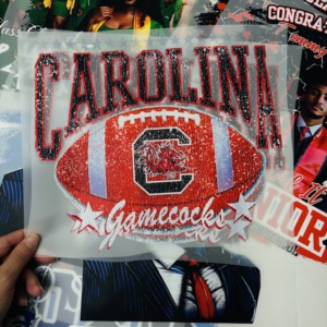 Custom <span class=keywords><strong>Chicago</strong></span> Football BEARS Dtf Transfer Plasticsol Diseño de transferencia de calor logo Vinilo Se puede usar Transferencia de hierro para ropa - Product Image 6