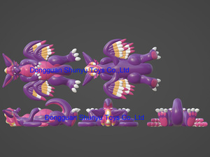 Đồ chơi thú bông hơi hình thú hoạt hình Shunyu, thú nằm, rồng, có tiếng kêu dành cho người yêu thích hoạt hình - Product Image 3