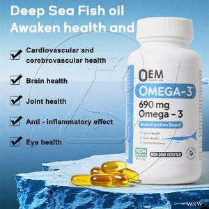 OEM capsules molles d'huile de poisson halal morue végétalien oméga-3 6 9 3600 compléments alimentaires nature EPA DHA en vrac oméga 3 gélule d'huile de poisson - Product Image 5