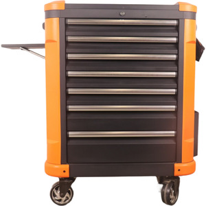 Boîte à outils en acier avec coffre à outils / Armoire <span class=keywords><strong>de</strong></span> rangement pour outils <span class=keywords><strong>de</strong></span> réparation automobile avec chariot roulant - Product Image 1