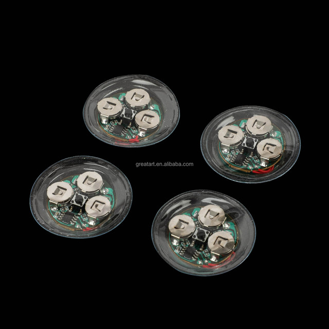 Customize Mini IP68 Waterproof LED Sound Module with Vibration Trigger for Toys and Gifts