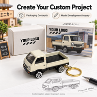 Porte-clés en métal miniature de voiture, SUV, camionnette, modèle en alliage, cadeaux promotionnels personnalisés en gros