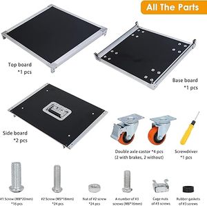 8U Gear Rack Home Audio & Video Stage Stereo Equipment Storage Cabinet Stand 19in Server IT <span class=keywords><strong>Network</strong></span> Data Device Storage <span class=keywords><strong>Cart</strong></span> - Product Image 5