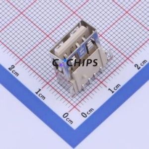 USB-U258-AWDT USB Connector SMD Connector ( Connector Type: Type-A )( Protocol Standard: USB 2.0 )( Gender: Female ) - Product Image 1