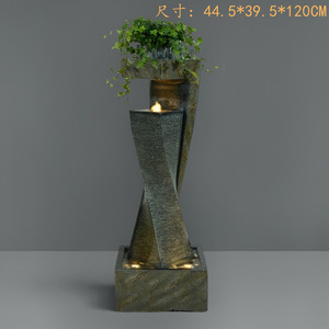 Fontaine d'eau rétro de style européen du milieu du siècle, pour l'intérieur et l'extérieur, décoration de <span class=keywords><strong>jardin</strong></span> <span class=keywords><strong>zen</strong></span>, souvenir, décoration de maison neuve - Product Image 1